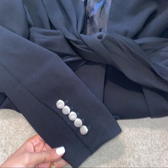 Zara black draped dress - Picture 9 of 15